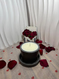 🕯️ Velvet Rose Handmade Ceramic Candle